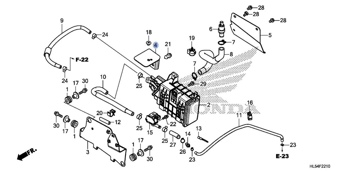 Honda OEM part 17318-HL5-M20
