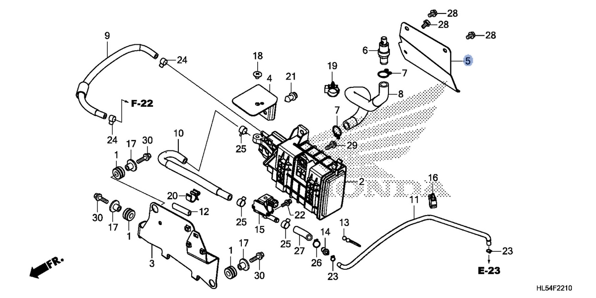 Honda OEM part 17320-HL5-M20
