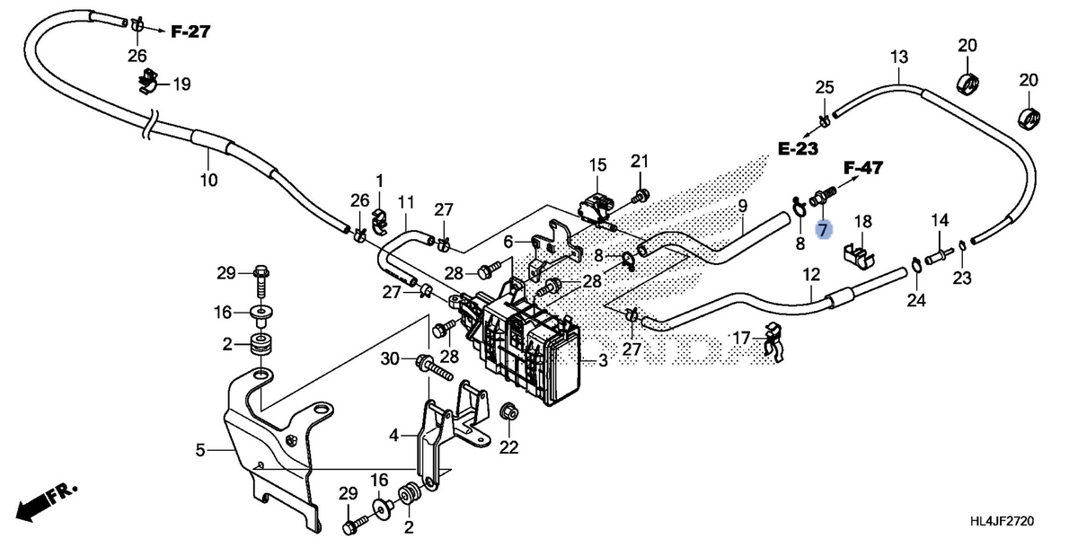 Honda OEM part 17325-HL4-G00