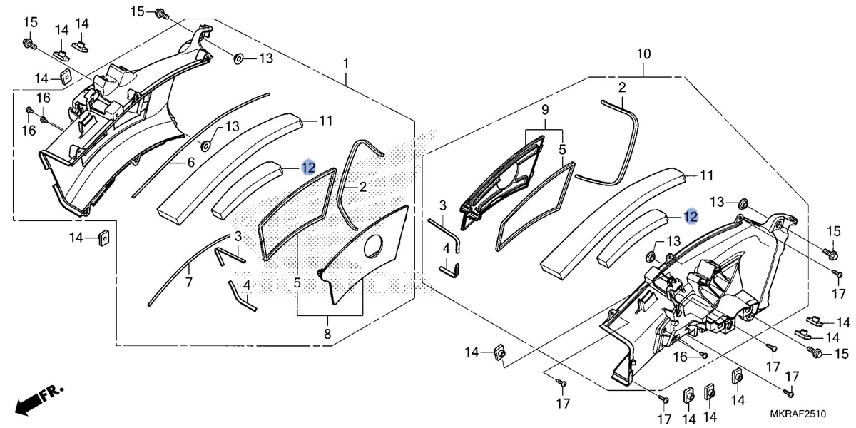 Honda OEM part 17329-MKR-A30