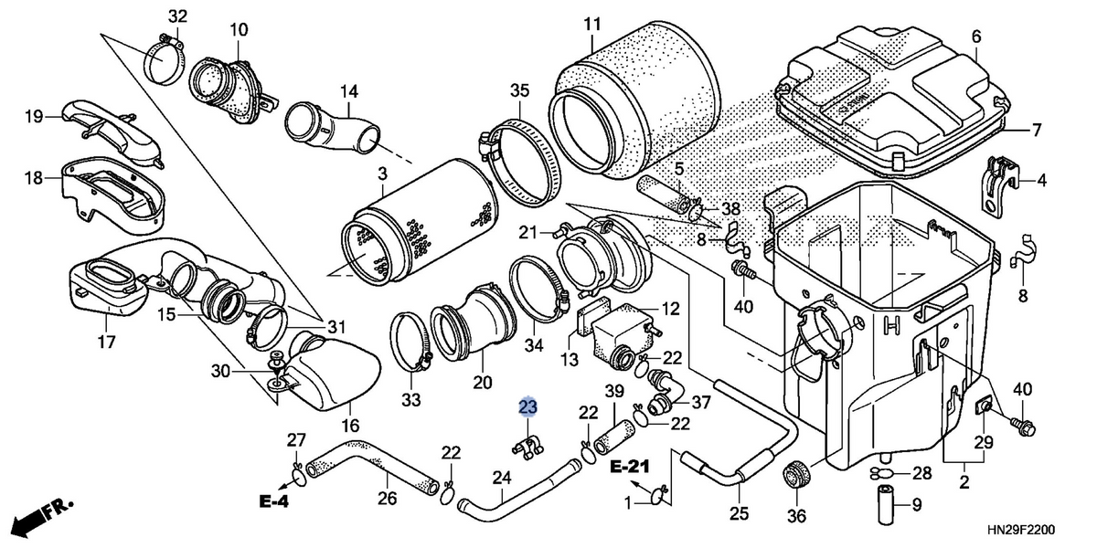 Honda OEM part 17335-HN2-A20