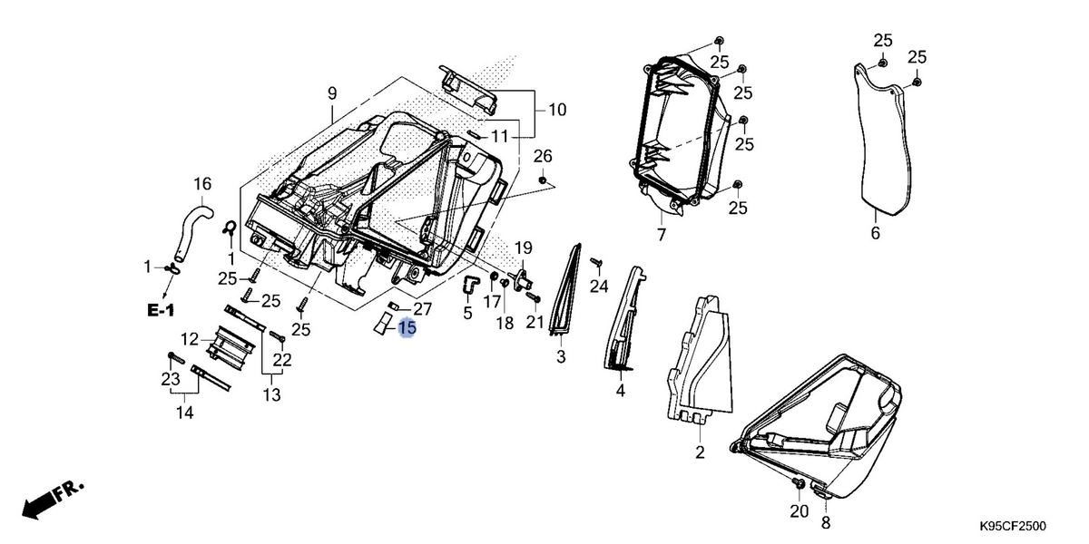 Honda OEM part 17358-K95-AG0