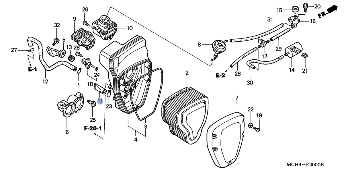 Honda OEM part 17358-KR8-750