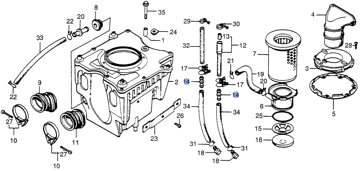Honda OEM part 17359-419-670