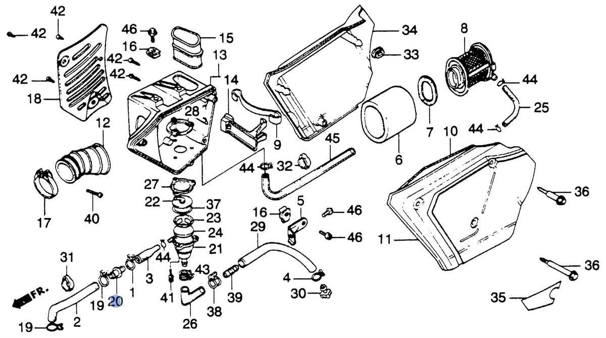Honda OEM part 17359-428-000