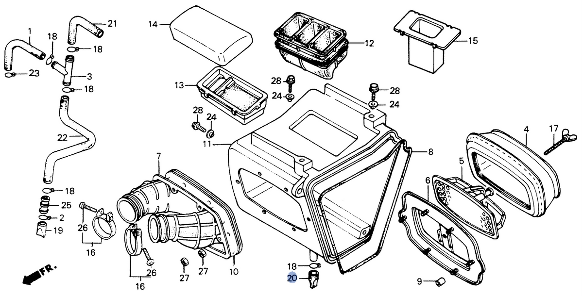 Honda OEM part 17359-KK0-000