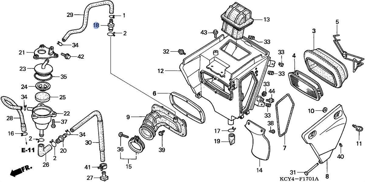 Honda OEM part 17359-MAG-L00