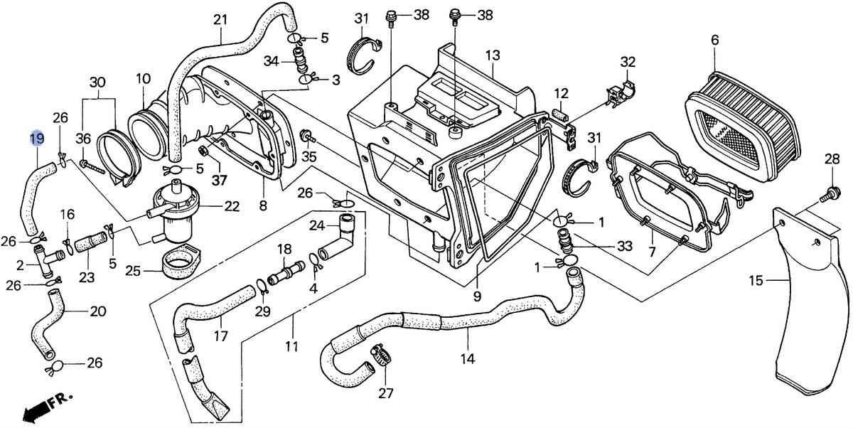 Honda OEM part 17362-MY6-670