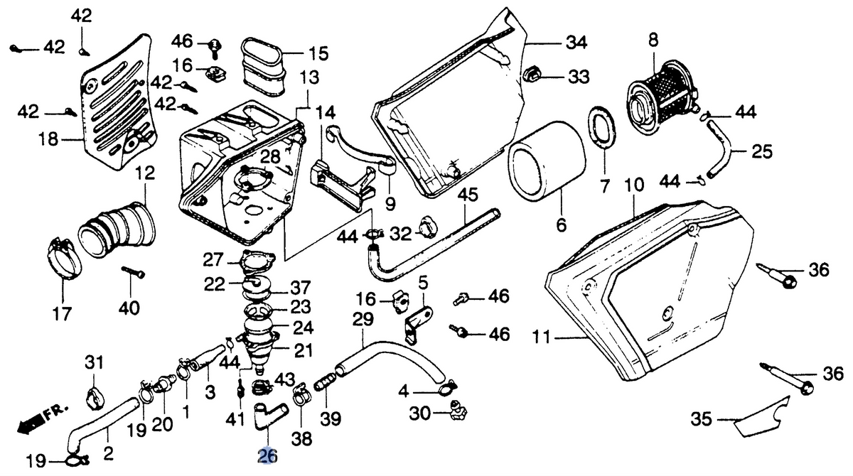 Honda OEM part 17366-428-670