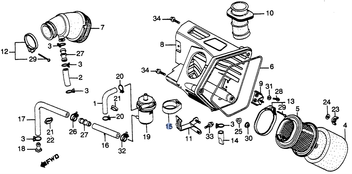 Honda OEM part 17366-435-000