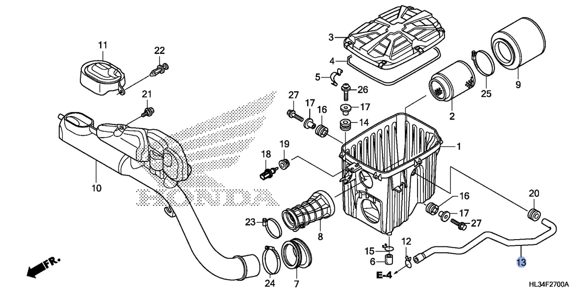 Honda OEM part 17366-HL3-A00