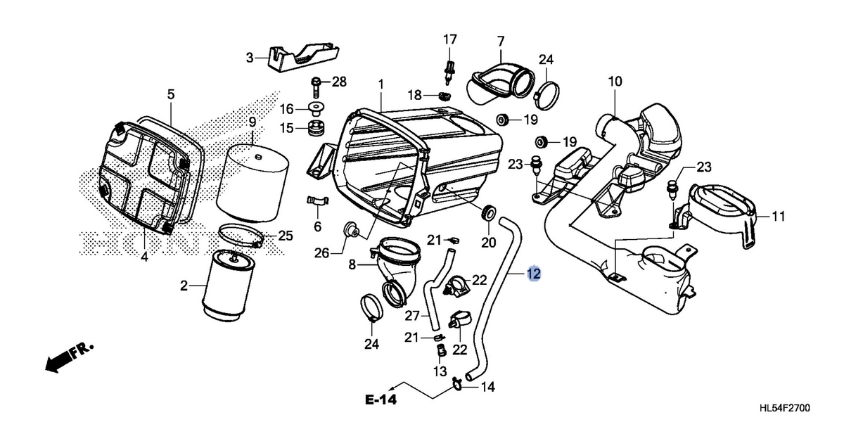 Honda OEM part 17366-HL5-A00