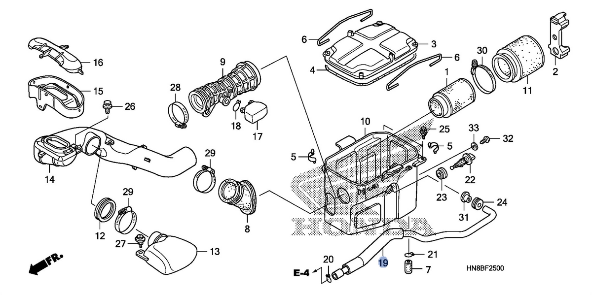 Honda OEM part 17366-HN8-A60