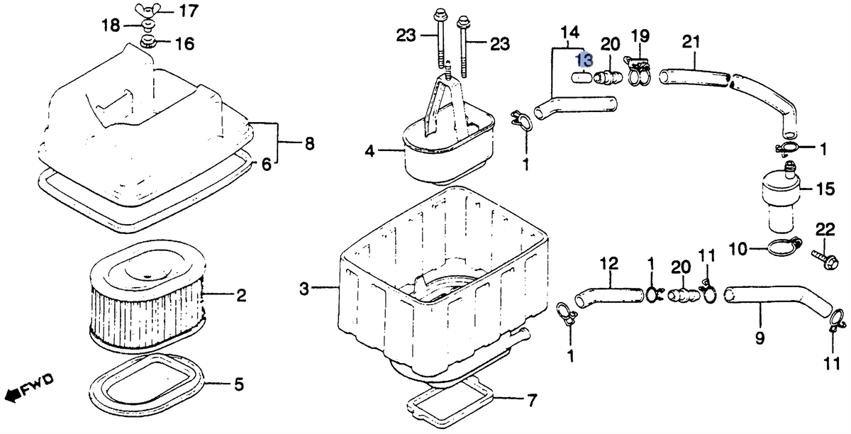 Honda OEM part 17367-413-690