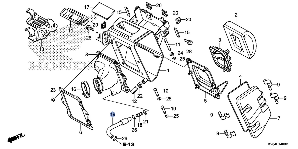 Honda OEM part 17368-K28-910