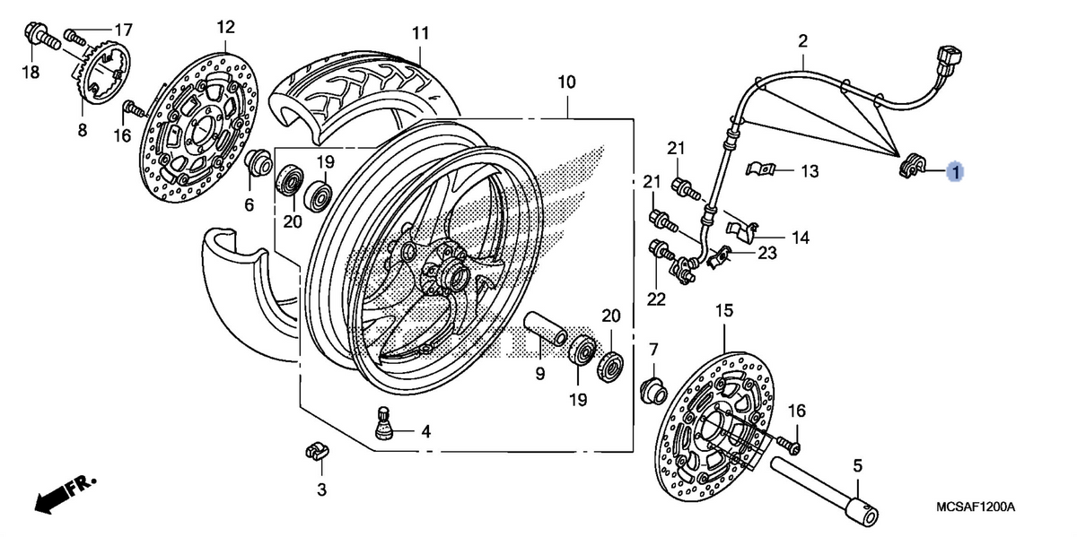 Honda OEM part 17368-KV7-671
