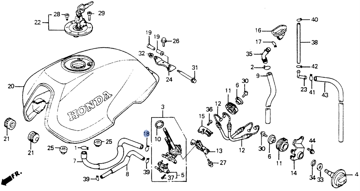 Honda OEM part 17371-174-670