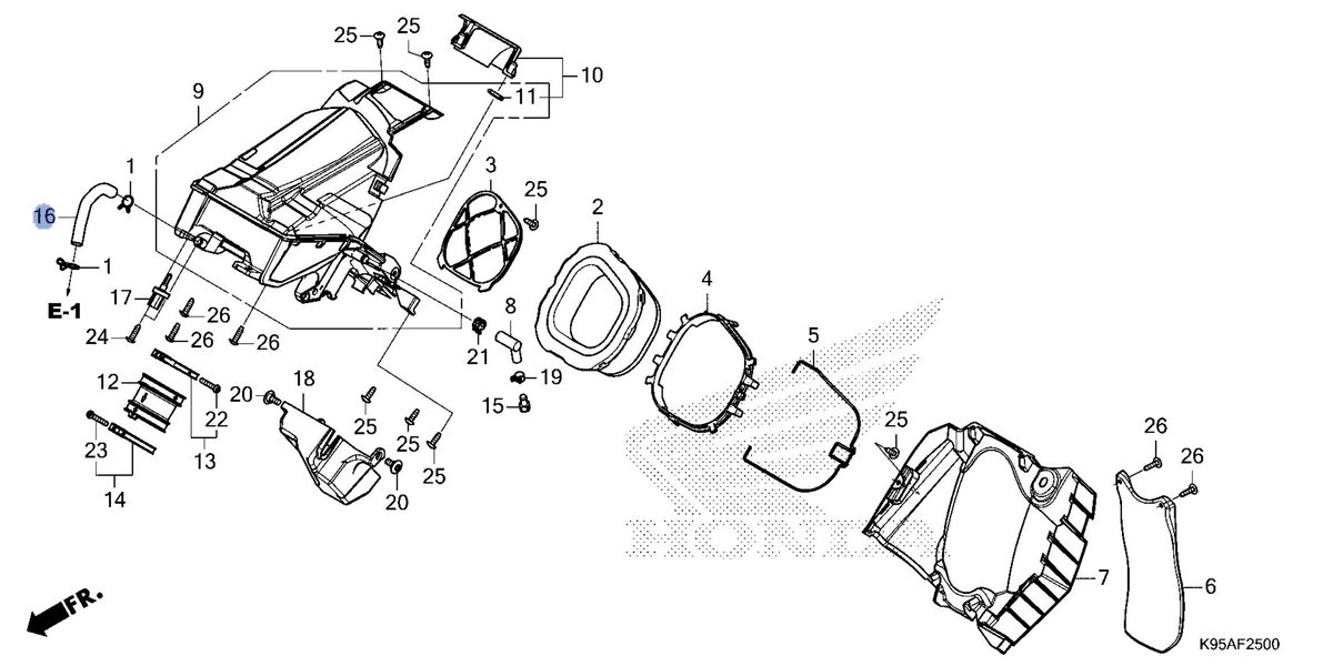 Honda OEM part 17371-K95-AA0
