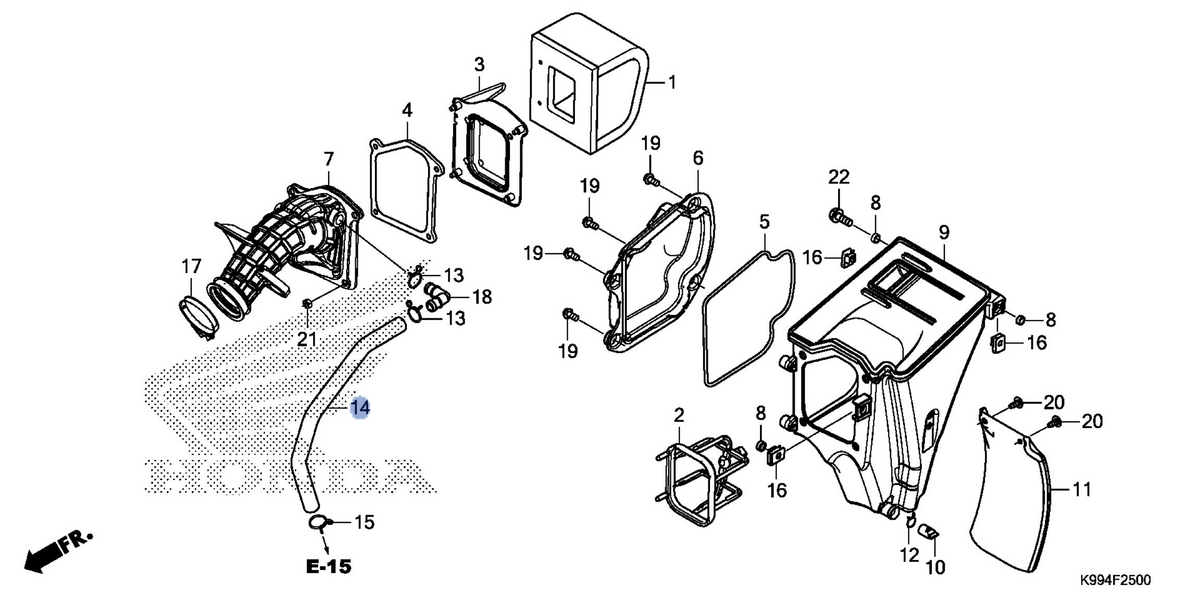 Honda OEM part 17371-K99-A00