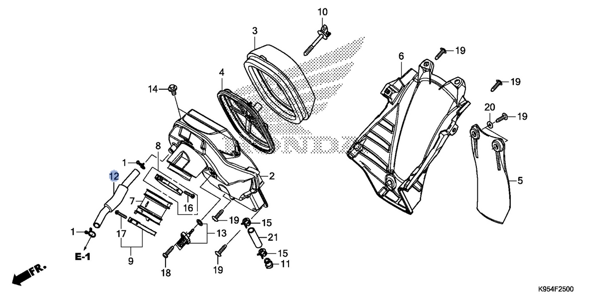 Honda OEM part 17371-MKE-A00