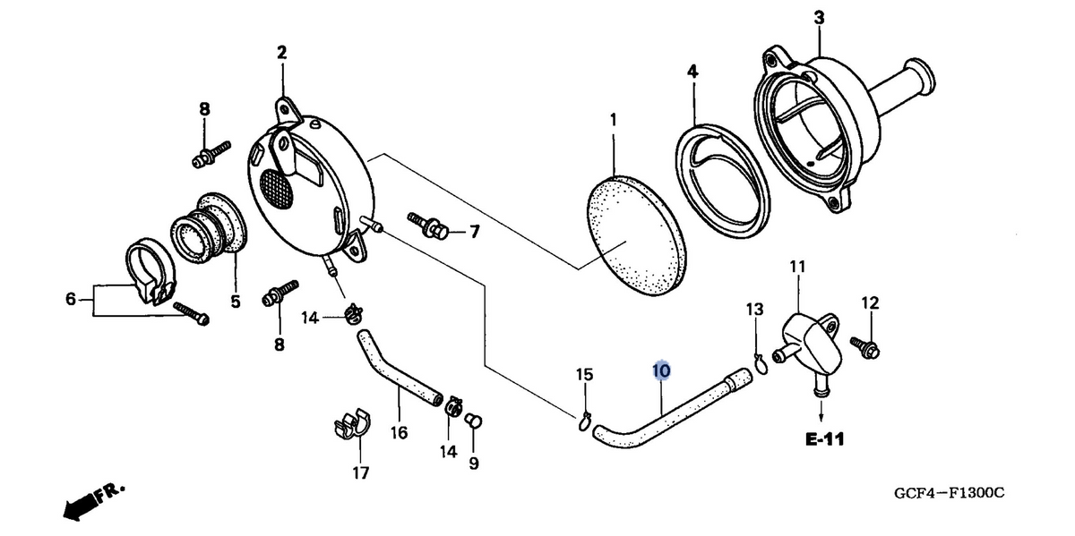 Honda OEM part 17372-GCF-A20