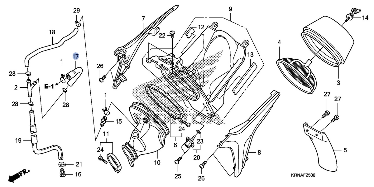 Honda OEM part 17372-MEN-A30