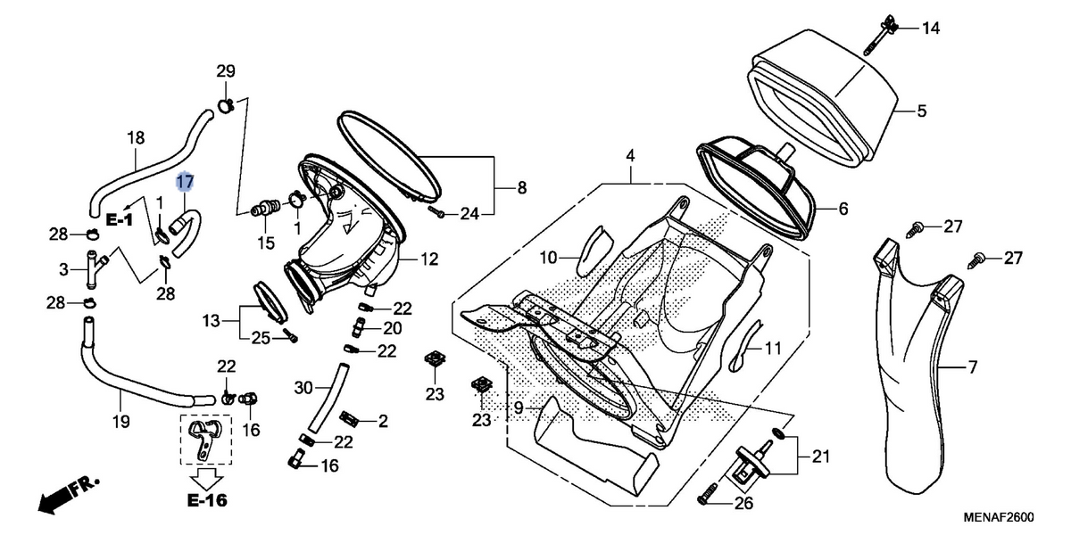 Honda OEM part 17372-MEN-A70