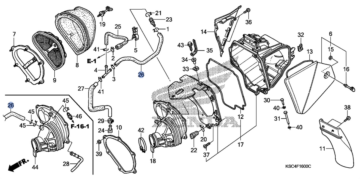 Honda OEM part 17374-KSC-770