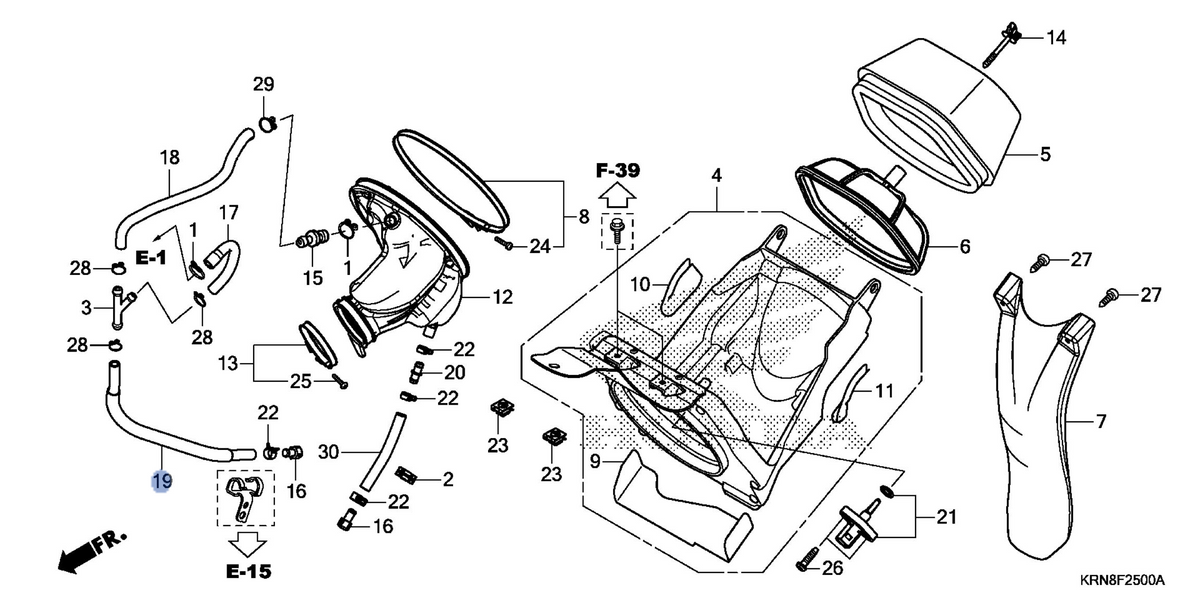 Honda OEM part 17375-KRN-A80