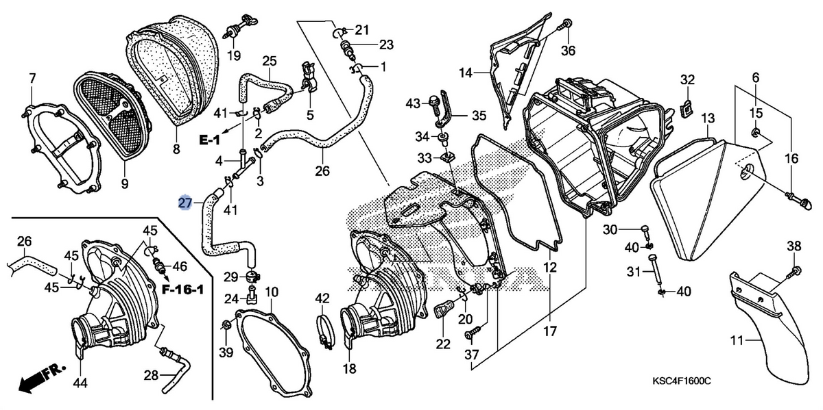 Honda OEM part 17375-KSC-000