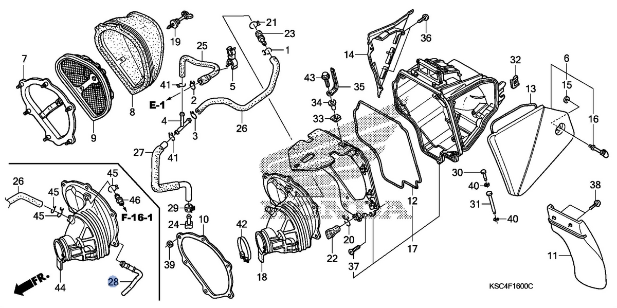 Honda OEM part 17376-KSC-770