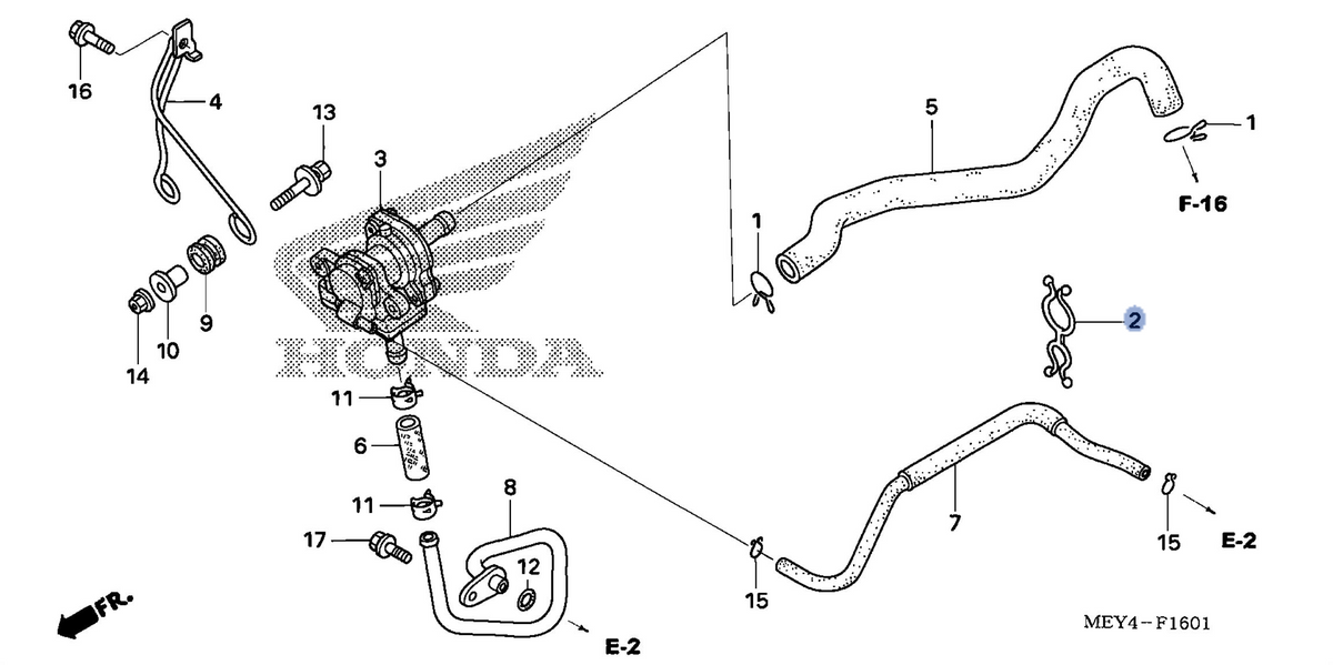 Honda OEM part 17386-PC7-661