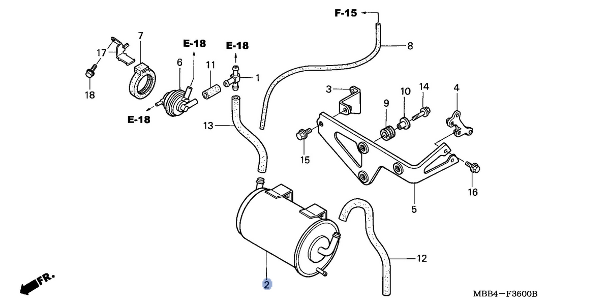 Honda OEM part 17410-MBB-682