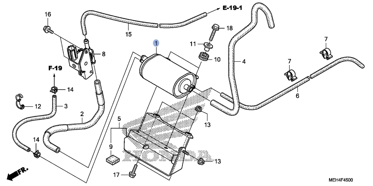 Honda OEM part 17410-MEH-771