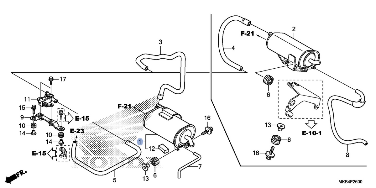 Honda OEM part 17410-MFL-772