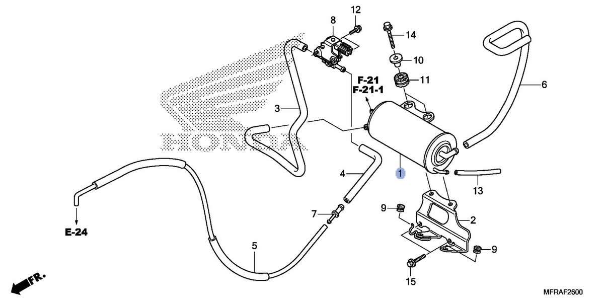 Honda OEM part 17410-MFR-771