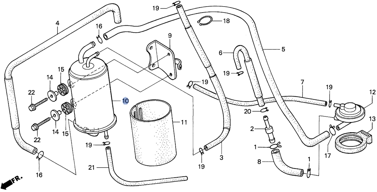 Honda OEM part 17410-MY6-682