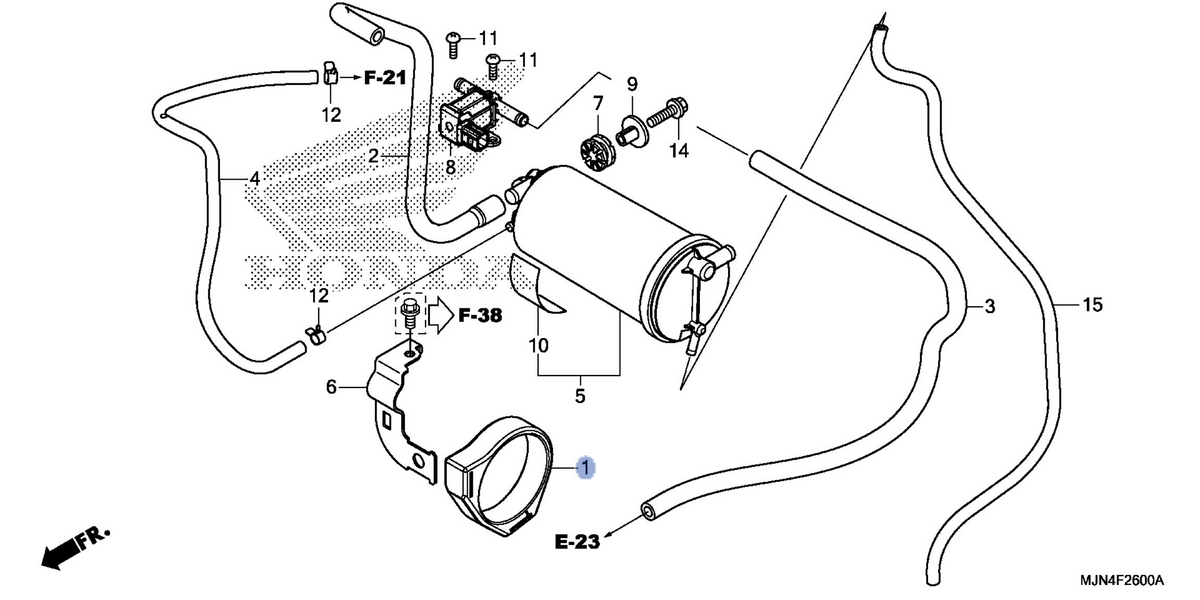 Honda OEM part 17411-KZZ-900