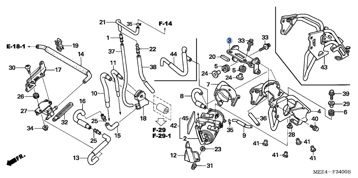 Honda OEM part 17411-MEE-L00