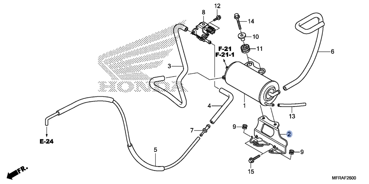 Honda OEM part 17411-MFR-770