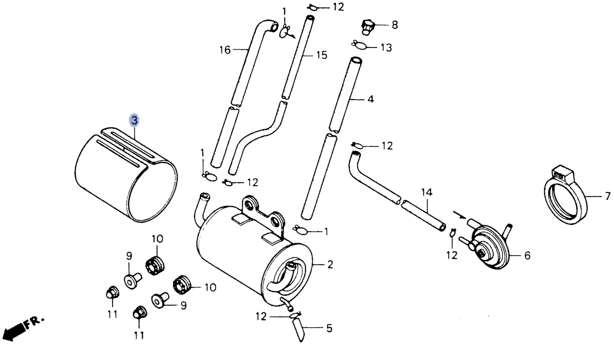 Honda OEM part 17411-MG8-730
