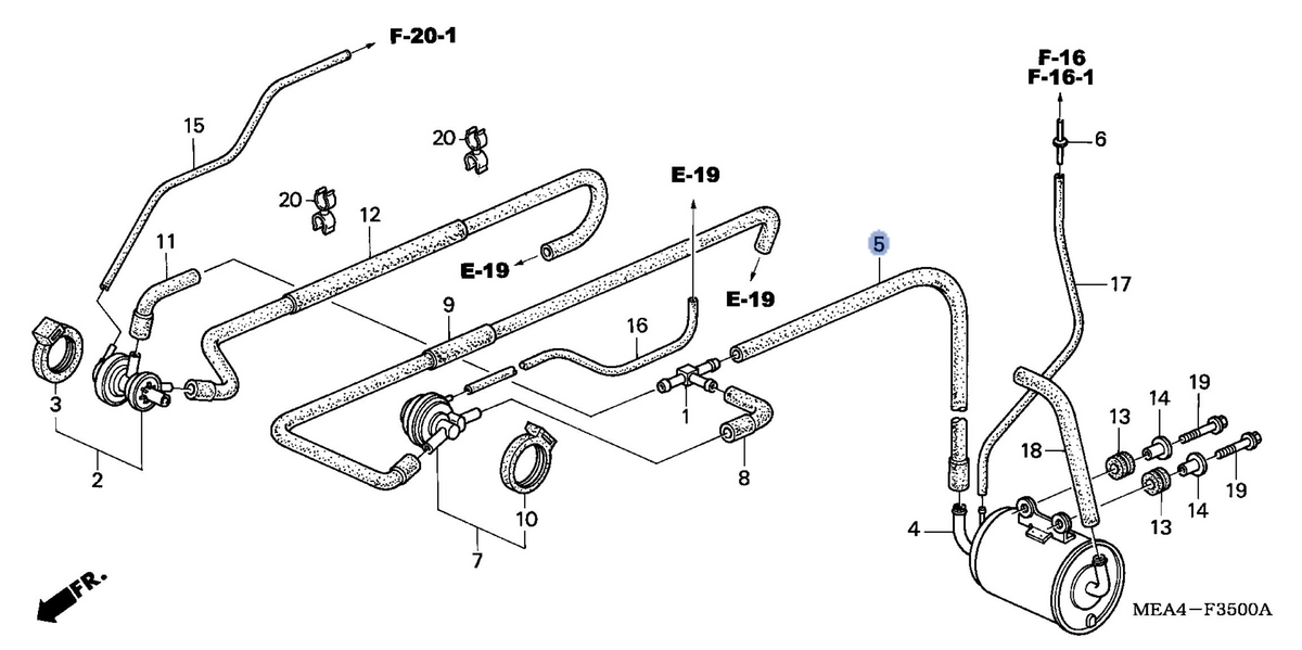 Honda OEM part 17412-MEA-770
