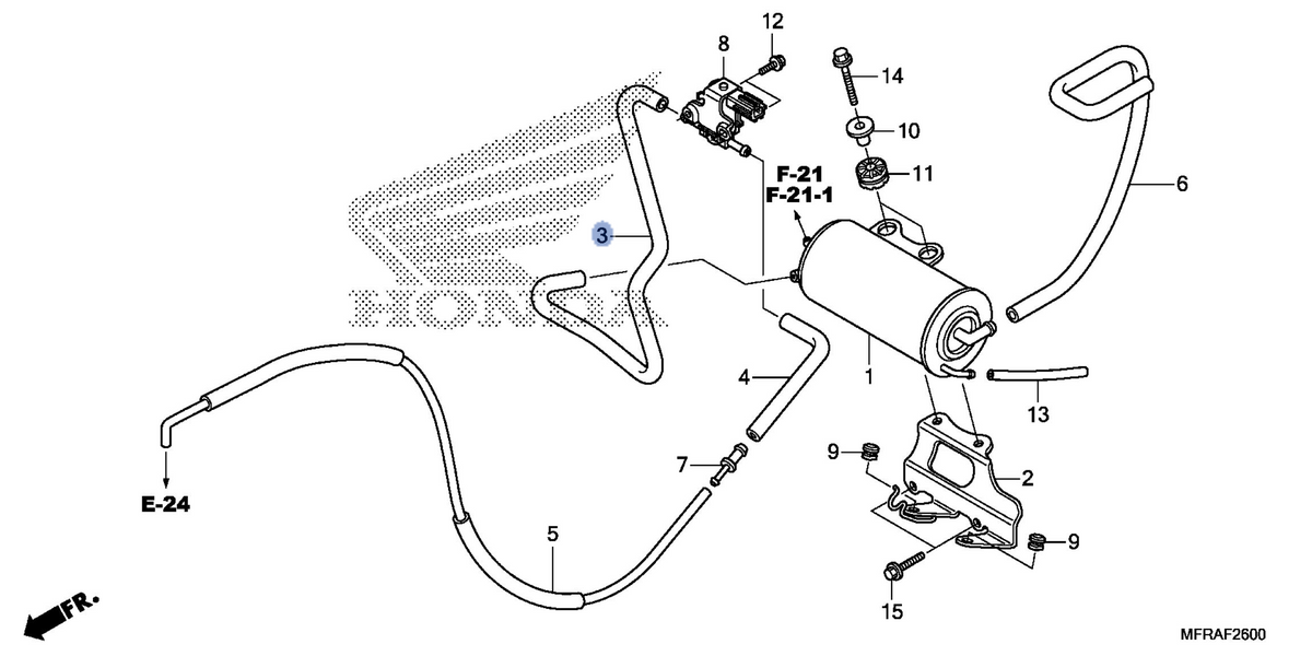 Honda OEM part 17412-MFR-770