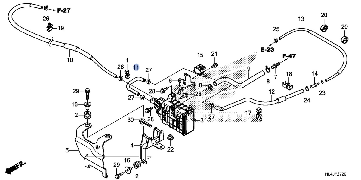 Honda OEM part 17413-HL3-G00