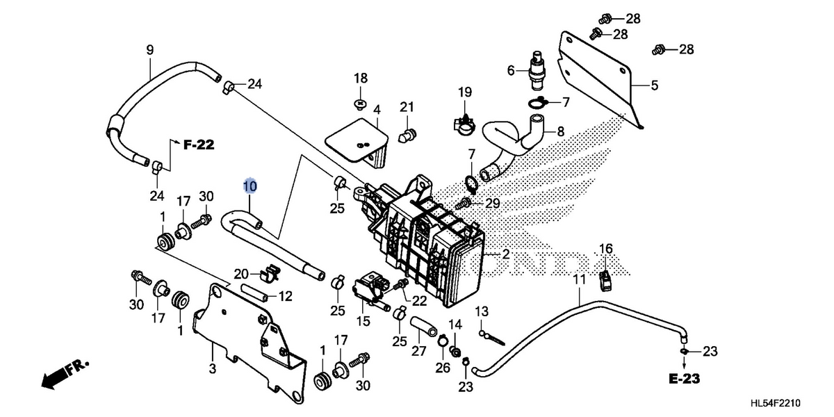Honda OEM part 17413-HL5-M20
