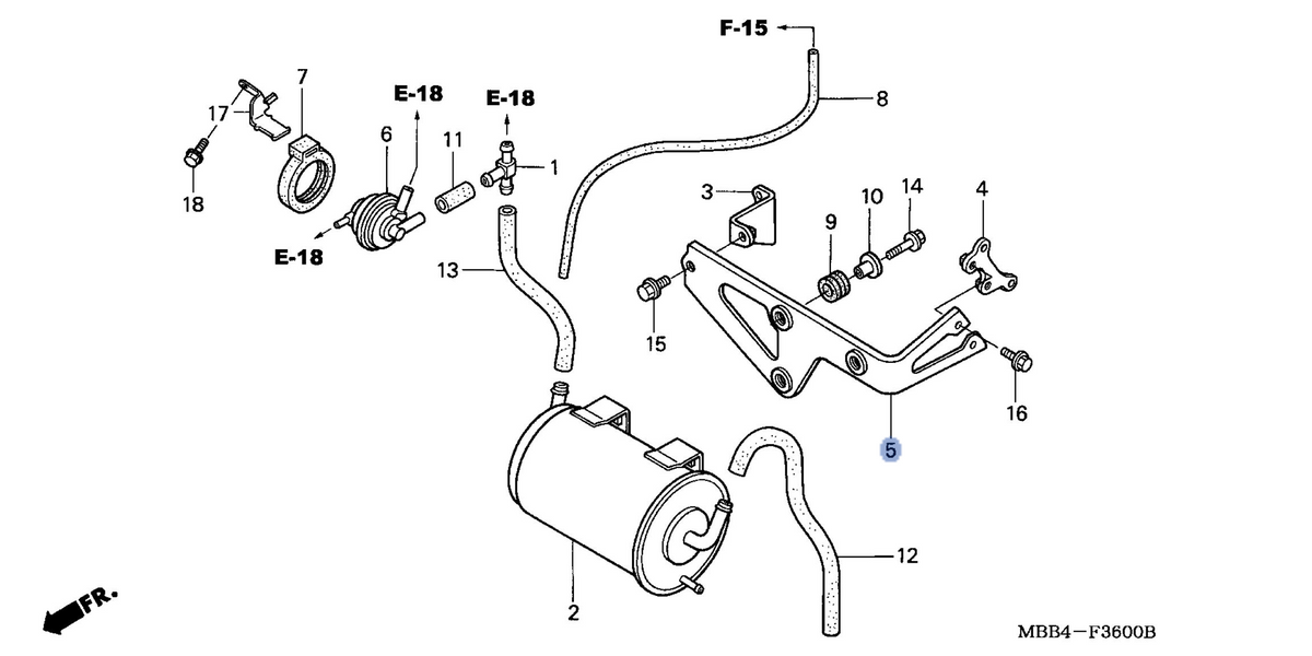 Honda OEM part 17413-MBB-680