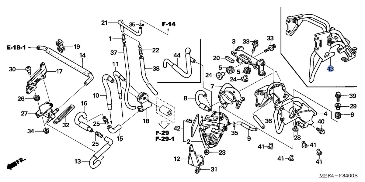 Honda OEM part 17413-MEE-L00