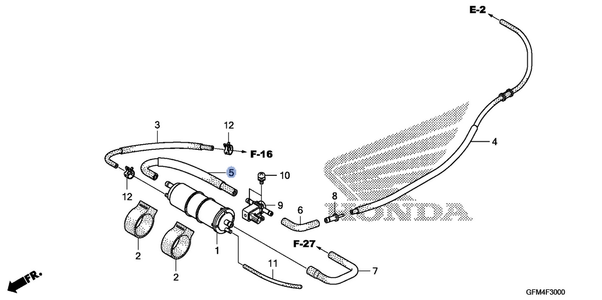 Honda OEM part 17414-GFM-K00