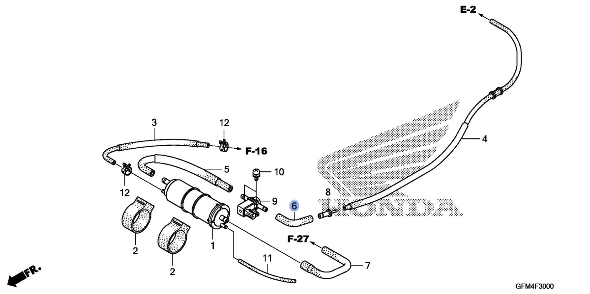 Honda OEM part 17415-GFM-K00