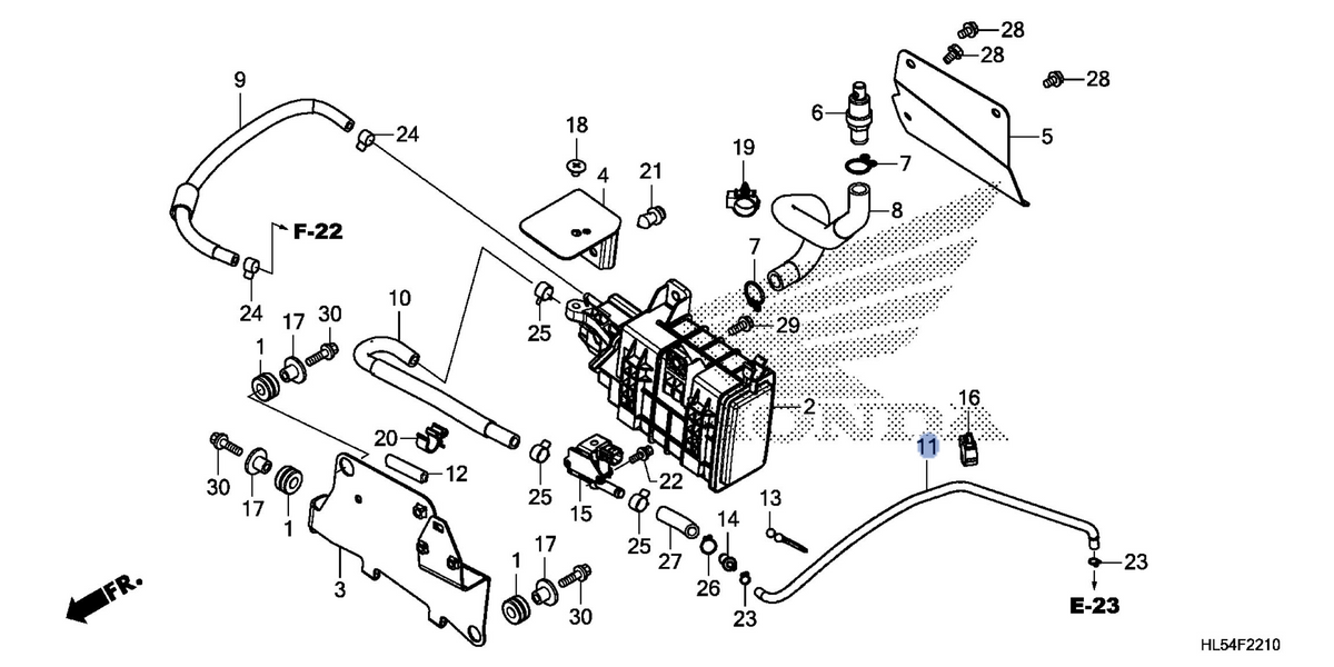 Honda OEM part 17415-HL5-M20